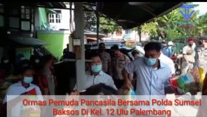 Ormas Pemuda Pancasila Bersama Polda Sumsel Baksos Di Kel. 12 Ulu Palembang