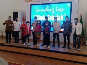 Walikota Palembang Bersama Pencipta Lagu Adi BGP Luncurkan lagu “Rindu Sekolah”