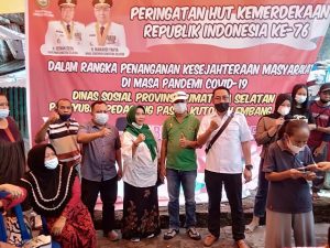 PPPKP Palembang Terima Bantuan Beras Gubernur Sumsel