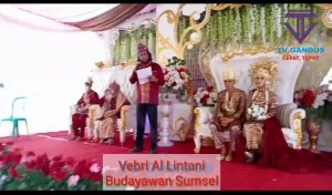 Guritan Untuk Resepsi Pernikahan.  Karya Budayawan Basemah alm Ahmad Bastari Suan