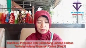Klarifikasi Pimpinan Cab Palembang Jannah Firdaus Tentang Hutang Pinjaman Online (Pinjol)