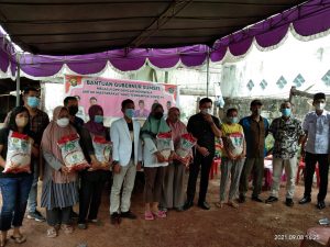 GENCAR Indonesia Menyalurkan Bantuan Beras Gubernur Sumsel