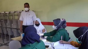 600 Siswa SMAN 16 Palembang Ikuti Vaksinasi