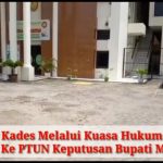 Calon Kades Melalui Kuasa Hukum Ajukan Gugatan Ke PTUN Keputusan Bupati Musi Rawas