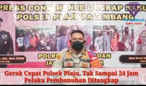 Gerak Cepat Polsek Plaju, Tak Sampai 24 Jam Pelaku Pembunuhan Ditangkap