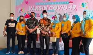 Target 1000 Vaksin, GENCAR, BIN Dan PEMKOT Palembang Gelar Vaksinasi