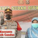 Polsek Gandus Melaksanakan Vaksinasi di SMA Negeri 20 Palembang