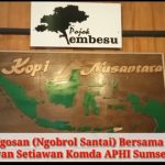 Ngosan (Ngobrol Santai) Bersama  Iwan Setiawan Komda APHI Sumsel