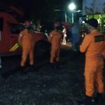 BASARNAS CARI ORANG TENGGELAM DI SUNGAI BENDUNGAN IRIGASI TANJUNG SAKTI PUMI