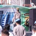 Dirlantas Polda Sumsel Pimpin Apel Pagi