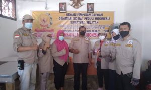 Jumat Berkah, DPD GSPI Sumsel Bagikan Nasi Kotak Dan Masker Untuk Para Kaum Dhuafa