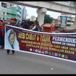 Forum Umat Peduli Keadilan Sumatera Selatan Bersama Bang Japar  Dan Ormas-ormas Islam Melaksanakan  Aksi Cabut Dan Tolak  Permendikbud No 30 tahun 2021