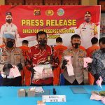 106 Tersangka Narkoba Ditangkap dalam Operasi Antik Musi 2021 di Sumsel
