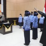 Kapolda Sumsel Pimpin Upacara Sumpah PNS