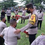 Seribu lebih personel Kepolisian Daerah (Polda) Sumsel dan Polres Jajaran Mendapatkan Kenaikan Pangkat Di awal Tahun 2022