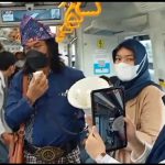 Kobar 9 Sumsel Bersama SMA N 6 Palembang Memperkenalkan Budaya Dan Pariwisata Di LRT kepada anak-anak SMA N 6 Palembang dan Masyarakat Umum