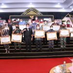 Kapolda Sumsel Mendapat Penghargaan Bersama 126 Instansi, BUMN,BUMD Dalam Sukseskan Vaksinasi Wilayah Sumsel