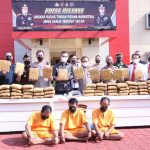 Polres Muba Berhasil Gagalkan Peredaran 100 Kg Ganja Kering Asal Medan