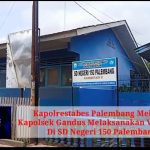 Kapolrestabes Palembang Melalui Kapolsek Gandus Melaksanakan Vaksinasi Di SD Negeri 150 Palembang