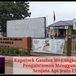 Kapolsek Gandus Menangkap Warga  Pengancaman Menggunakan  Senjata Api Jenis FN