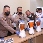 Wakapolda Sumsel Pimpin Pemusnahan Barang Bukti Narkoba