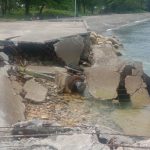 Dermaga Malilae Rusak total