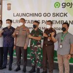 KAPOLRESTABES PALEMBANG KOMBES M. NGAJIB MENANDATANGANI MITRA KERJASAMA DENGAN PT. GO GOJEK INDONESIA.