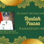 Camat Tanjung Raja, Lukman Ajiz S.Sos M.Si Mengucapkan Selamat Menjalankan Ibadah Puasa 1443H