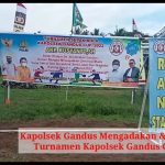 Kapolsek Gandus Mengadakan & Membuka Turnamen Kapolsek Gandus Cup 2022