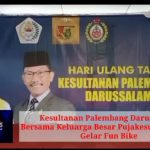 Kesultanan Palembang Darussalam Bersama Keluarga Besar Pujakesuma SumSel Gelar Fun Bike Di Halaman DPRD Propinsi SumSel