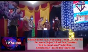 Ramah Tama dan Lounching D’WALUH COFFEE bersama Dirjen Vokasi dan Direktur SMK Kementrian Pendidikan , Kebudayaan , Riset dan Teknologi