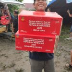 Kementrian Sosial Melalui Balai Budi Perkasa dan Camat Talang Kelapa Turun Salurkan Bantuan Ke Warga Al-Ghony