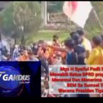 Mgs H Syaiful Padli ST., MM mewakili Ketua DPRD propinsi Sumsel Menemui Dan Menerima Aksi Damai BEM Se Sumsel Tolak Wacana Presiden Tiga Periode
