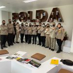 Personel Bid Humas Sambangi Perpustakaan Polda Sumsel.