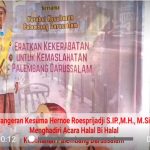 Pangeran Kesuma Hernoe Roesprijadji S.IP.,M.H., M.Si  Menghadiri Acara Halal Bi Halal  Kesultanan Palembang Darussalam