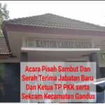 Acara Pisah Sambut Dan Serah Terima Jabatan Baru Dan Ketua TP PKK serta Sekcam Kecamatan Gandus