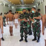 Kasdam II/Swj Memimpin Sidang Parade Penerimaan Calon Taruna/ Taruni Akmil Ta. 2022 Selasa, 14-06-2022.