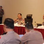 Kapolda Sumsel Irjen Pol Drs Toni Harmanto MH Pimpin Langsung Rapat Koordinasi Kesiapan Pengamanan Fornas
