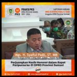 Mgs H Syaiful Padli ST.,MM Perjuangkan Nasib Honorer Dalam Rapat Sidang Paripurna Ke 51 DPRD Propinsi Sumsel