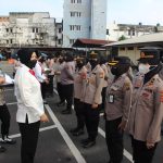 Menyambut HUT Polwan Ke 74, Polwan Polda Sumsel Ditertibkan