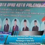 H Nazili SH.,M.Si Ketua Dapil 1 Kota Palembang  Memimpin Reses Masa  Persidangan II Tahun 2022  Di Kelurahan Karang Anyar Kecamatan Gandus