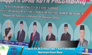 H Nazili SH.,M.Si Ketua Dapil 1 Kota Palembang  Memimpin Reses Masa  Persidangan II Tahun 2022  Di Kelurahan Karang Anyar Kecamatan Gandus