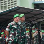 Dalam Rangka Sertijab, Kodam II Sriwijaya Gelar Apel Bersama