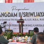 Pangdam Mayjen TNI Hilman Hadi Beri Arahan ke Prajurit, PNS dan Persit Korem 042/Gapu.