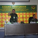 PANGDAM PIMPIN SIDANG PANTUKHIR PENERIMAAN CALON BINTARA TNI AD TA. 2022 KODAM II/SWJ