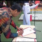 Pengukuhan Pengurus Ketua OSIS SMP Negeri 19 Kota Palembang