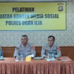 Kasi Humas Polres Ogan Ilir Berikan Materi Pelatihan Manajemen Media Di Polres Ogan Ilir