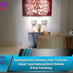 Kesbangpol Kota Palembang Gelar Pembinaan Satuan Tugas Kampung Bersih Narkoba Di Kota Palembang