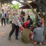 Peduli Sesama, Polsek Cambai Melayat Kerumah Warga Yang Meninggal