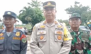 Jelang Nataru, Kapolsek Sungsang Cek Kesiapan Di Posko Terpadu Pelabuhan Tanjung Api-api